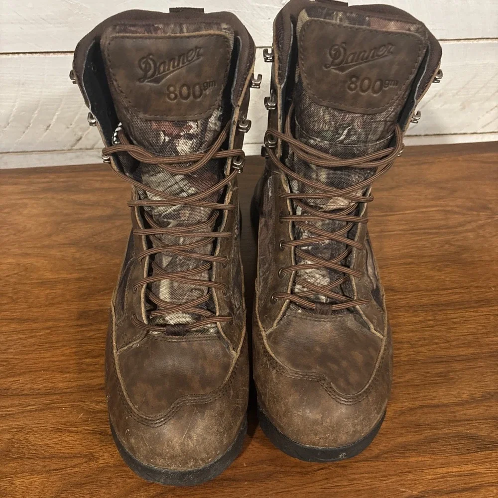Danner Pronghorn‎ Hunting Boots Sz Men's 8.5 Mossy Oak 800g